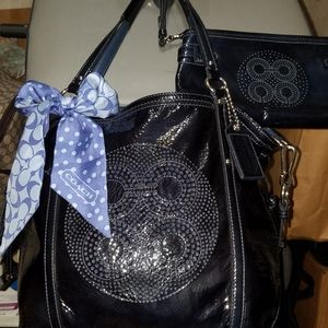 3pc Set Coach Audrey-Andie Tote & Wallet